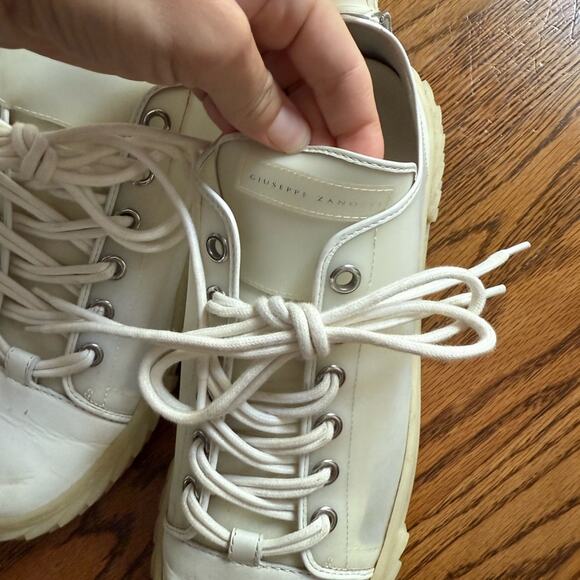 Giuseppe Zanotti Men's Blabber Jellyfish Transparent Low-Top Sneakers size 11 - Picture 3 of 5